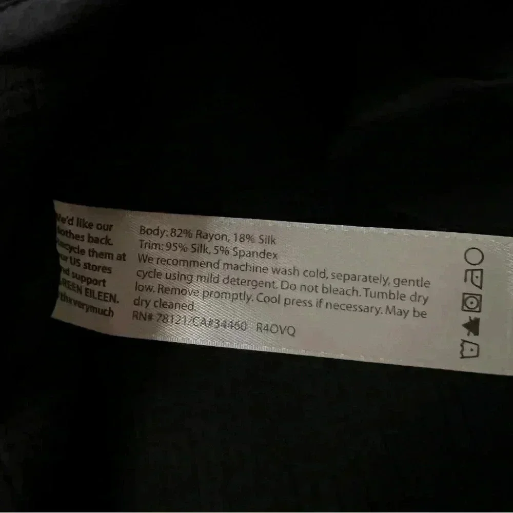 Eileen Fisher Black Textured Zip Jacket